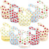 Hudson Baby Unisex Baby Waterproof Polyester Bibs, Veggies, Beginner...