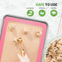 Nutrichef Silicone Baking Mats - 2 Non-stick Food-Grade Reusable Silicone Mats - Perfect for Half Baking Pans 16.5 x 11.6 IN - Oven-Safe Up to 480...