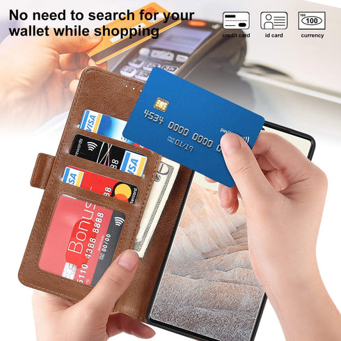 ?????? for Google Pixel 6 Pro Case Wallet with Card Holder,for Pixel 6 Pro 5G Phone Case for Women,Flip Cover with Credit Card Slots,PU Leather wi...