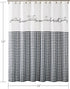 SKL Home by Saturday Knight Ltd. Farmhouse Dogs Shower Curtain, White 72" X 72"...
