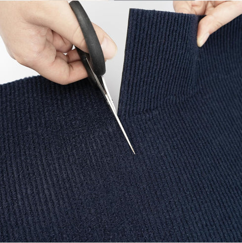 Large 78.7"x15.8" Cat Scratching Mat - Trimmable Self-Adhesive Carpet for Replacement Pads, Covering Posts, and Furniture Protection (Dark Blue, 1...