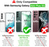 Rayboen for Samsung Galaxy S22 Plus Case, Translucent Frosted Hard Back Silicone Edge Skin Feel Anti-Fingerprint Anti-Scratch Protective Slim Cove...