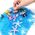 21 Pieces Miniature Garden Accessories, Blue Sand and Miniature Mermaid Dolphin Boat Steamship Figurines Decorations, Micro Beach Ocean Seaside Sc...