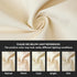 Encasa XO Throw Pillow Covers 20x20 in Set of 2 Natural | No Inserts | Cotton Pillow Covers for Living Room, Bed, Sofa, Couch | Decorative Cushion...