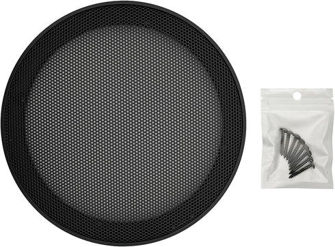6" Speaker Grill Covers, Car Speaker Subwoofer Guard Protector, ABS Plastic Frame with Metal Mesh, Black - 2Pcs...