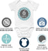 Hadley Designs 16 Monthly Baby Milestone Stickers Boy-Blue Baby Monthly Milestone Stickers for Baby Boy...