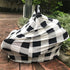 Nursing Cover Breastfeeding Scarf - Baby Car Seat Covers, Infant Stroller Cover, Strechy Carseat Canopy for Boys and Girls ?Black and White Square...