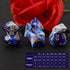 QMAY DND Dice Set - Polyhedral Dice (Blue Mix White) 7 Pcs for Dungeon and Dragons D&D RPG Role Playing Games Dice with Dice Bag...