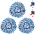 BonusLife 3-Pack Mop Head for O-Ceda RinseClean Spin Mop Refill 2-Tank System Only Easy Cleaning Microfiber Replacement...