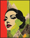 Posterizer 1 pcs-woman with vintage make up-abstract collage-Retro Art-Abstract & Modern Art-Gift for Art Lovers- UNFRAMED Wall Art...