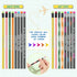 60 Pcs Inspirational Pencils Personalized Pencils with Name Cute Pencils Motivational Pencils for Student Color Changing Mood Pencils for Kids Sch...