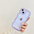 for iPhone 14 Case, Cute Kawaii Curly Wave Frame Shape Soft TPU Silicone Phone Case with iPhone 14, Shockproof Protective Phone Cover for Women Gi...