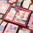 LA QUEENIE Aesthetic Scrapbook Kit,326pcs Scrapbooking Supplies Kit,Art Journaling Supplies with Stationery,A6 Grid Notebook,Scrapbook Gift for Te...
