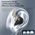 keephifi KZ EDXS in Ear Monitor Headphones 10mm Dynamic Driver HIFI 3D Metal Earphone, KZ Wired Earbuds IEMS with High Resolution Sound and Detach...