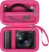 Carrying Case for Panasonic Lumix LX10/ LX100/ ZS60/ ZS70/ ZS80/ ZS200/ ZS100 4K Digital Camera, Vlogging Camera Travel Bag Storage Cover, Mesh Po...