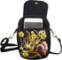 Women's Small Cute Boho Canvas Crossbody Camera Bag Cell Phone Purse with Floral Embroidery...