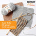 Bernat Softee Chunky 3-Pack Yarn, 2.8oz, Super Bulky 6 Gauge -True Grey - Machine Wash & Dry......