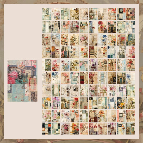 Scrapbook Craft Paper Kit for Scrapbook Journaling Supplies?Craft Supplies Materials Decoupage Paper for Scrapbooking Supplies?Bullet Journal Sten...