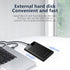 SSD HDD Hard Drive Enclosure 2.5" inch SATA III USB 3.1 6Gbps Caddy Case External Reader Laptop Fast Data Trasfer UASP Cable Included Tool-Free LE...