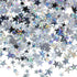 Hestya 60g Star Confetti Glitter Table Confetti Metallic Foil Stars for Party Wedding Festival Decorations(Silver Set,10mm and 6mm)...