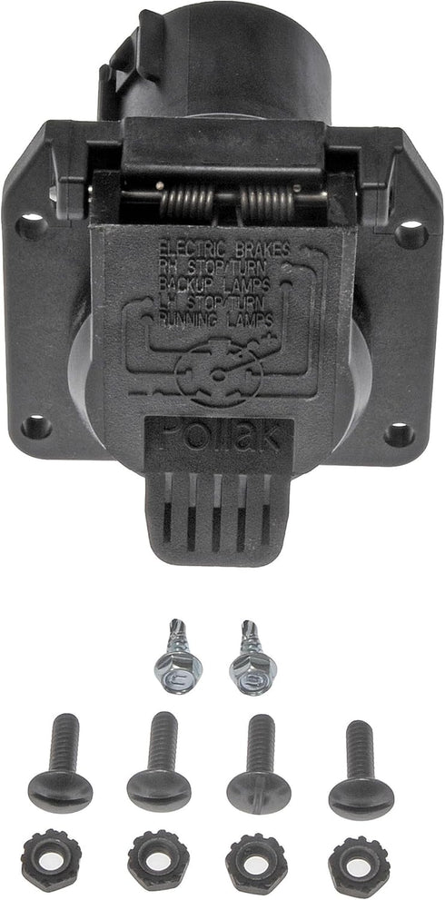 Dorman 924-308 Trailer Hitch Electrical Connector Plug Compatible with Select Ford / Lincoln / Mercury Models...