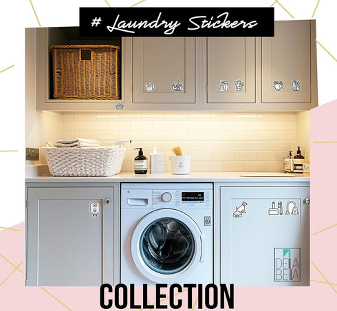 Della Bella Kitchen Cabinet and Drawer Label 81 Stickers Set Home Organization Labels Kitchen Utensil Sticker Kitchen Pantry Cupboard Drawer Airbn...
