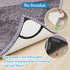 bemece 16PCS Rug Grippers - Enhanced Friction Non Slip Rug Tape, Washable Reusable Rug Pad Gripper, Anti-Curling, Double-sided Adhesive Rug Pad Gr...