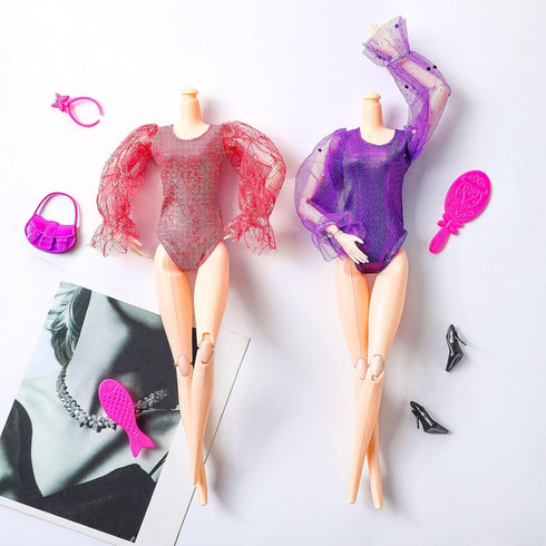 Bencailor 6 Pcs Doll Clothes for 11.8 Inch Doll, Doll Accessories Summer Tops Swimwear Robe Doll T Shirt Dress Winter Coat Jacke Doll Outfit Girl ...