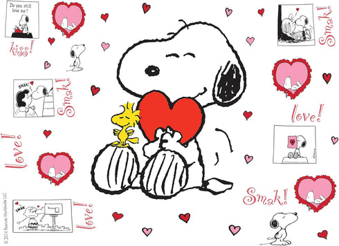 Tervis Peanuts™ - Valentine's Day Made in USA Double Walled Insulated Tumbler Cup Keeps Drinks Cold & Hot, 24oz, Clear...