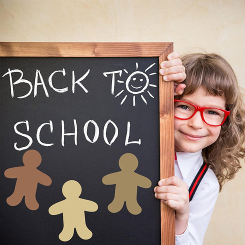 100 Pieces Person Multicultural Creative Cut-Outs People Shape Paper Cutout for Children to Design and Decorate Craft Group Projects, Unity in Div...