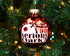 Tree Buddees You serious Clark? Red Glass Christmas Ornament...