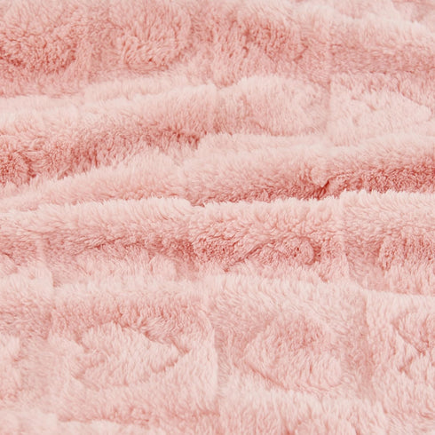 Fleece Baby Blanket Heart Checkered Blanket, Ultra Soft Cozy Baby Blankets for Girls Boys, Fluffy Infant Toddler Newborn Receiving Blankets for Cr...