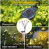 2 Pack Solar Garden Lights, 12 LED Solar Powered Firefly Lights, Starburst Swaying Light Waterproof, Solar Garden Decorative Lights, Outdoor Yard ...