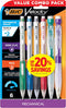 BIC Velocity Mechanical Pencils, With Colorful Barrel, Medium Point (0.7mm), 6-Count Pack Mechanical Pencils With Eraser and Lead Refills...