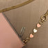 2Pcs Purse Chain Strap Extende, DIY Flat Chain Strap Handle Bag Accessories Replacement Womens Accessory Bag Chain Straps Heart Shape...