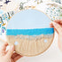 Embroidery Kit for Beginner Adults, Stamped Cross Stitch kits for Adults Beginners, Ocean Hand Embroidery Starter Needlepoint Kit, 2 Set Embroider...