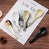 6 Pieces Japanese Retro Ceramics Soup Spoons Japanese Style Rice Spoon Flatware Asian Chinese Serving Spoons Appetizers Tableware Meal Partner for...