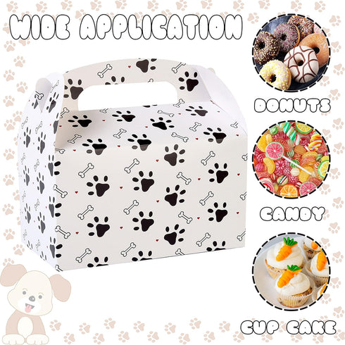 Puppy Dog Pet Gift Treat Boxes Paw Patrol Birthday Decorations 12 Pack Dog Party Favor Boxes for Kids Birthday Party Baby Shower Decorations...