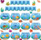 132 Pcs Under The Sea Birthday Bulletin Board Set Ocean Bulletin Board Classroom Decor Fish Learning Chart Cutouts Sea Animal Bulletin Board Birth...