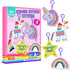 KRAFUN Cross Stitch Kits for kids Beginners, 4 Unicorn Cross Stitching Keyrings Arts & Crafts, Needlepoint Embroidery Kit for Girls 5-13 Craft Kit...