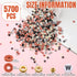 Ferraycle 5700 Pcs 4th of July Summer Clay Beads Red White Blue Green Heishi Clay Beads Set for DIY Necklace Earring Bracelet Jewelry Making(Retro...