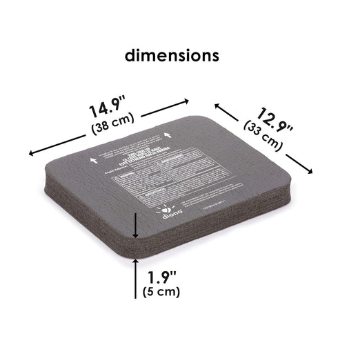 Diono Angle Adjuster Car Seat Leveler, Car Seat Wedge Cushion, Foam Provides More Legroom for Rear-Facing Car Seats...