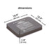 Diono Angle Adjuster Car Seat Leveler, Car Seat Wedge Cushion, Foam Provides More Legroom for Rear-Facing Car Seats...
