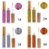 Glitter Eyeliner,Purple Giltter Eyeliner, Long-lasting Waterproof Eyeliner Eye Glitter Makeup, Silver, Gold, Pink Green High-pigmented Colorful Gl...