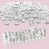 100pcs 12mm Rhinestone Beads for Jewelry Making for Pens Rondelle Spaced Beads Silver White Beadable Pens Beads Rondelle Beads...