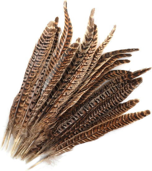 20pcs Natural Pheasant Tails Feather for Hair Hats Crafts Home Wedding Party Decoration (30-35cm)...