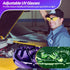 Air Conditioner UV Dye Leak Detector, Pro Auto Oil AC UV Dye Leak Test Detection Tool Kit 68 LED A/C UV Flashlight Detector with Protective Glasse...