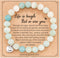 HGDEER Get Well Soon Gifts, Natural Stone Amethyst Bracelet for Women Men...