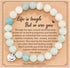 HGDEER Get Well Soon Gifts, Natural Stone Amethyst Bracelet for Women Men...