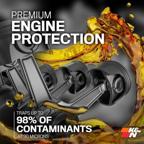 K&N Oil Filter: 20,000 Mile Engine Protection, High Capacity/High Efficiency: Compatible with Select CHRYSLER/DODGE/JEEP/RAM (See Product Descript...